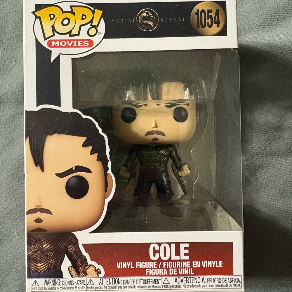 Funko Pop! Mortal Kombat Cole Figure - Black and Brown